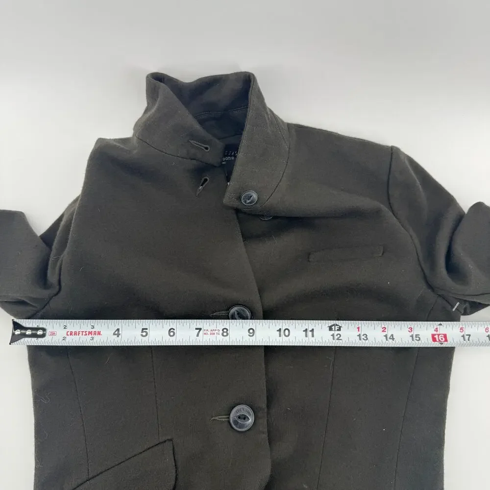 Rag & Bone Takisada Osaka Japanese Superfine Wool Slade Blazer Size 0 NWOT - Picture 7 of 9